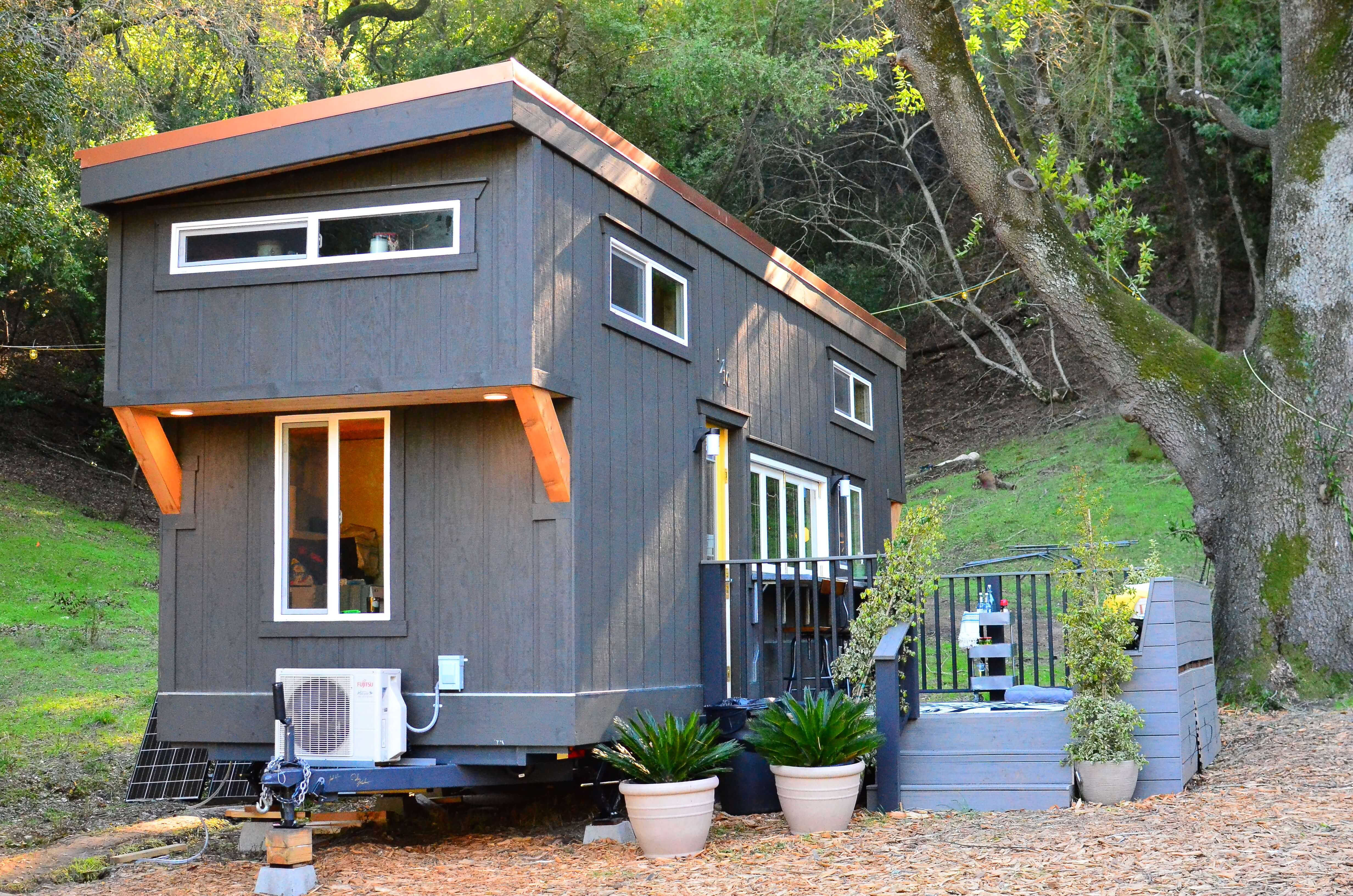 front of tiny house design