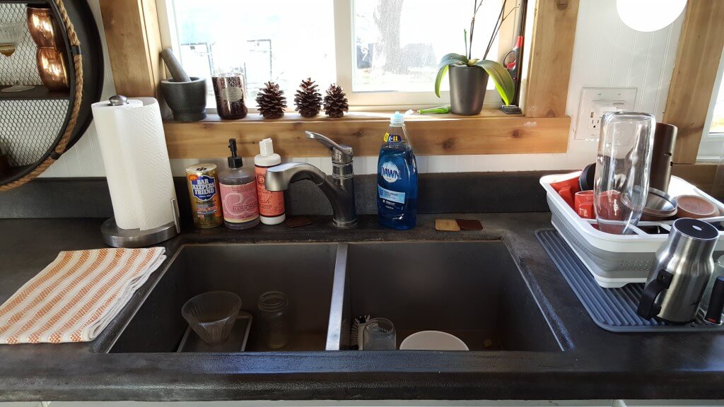 Tiny House Water Usage - Kictchen Sink